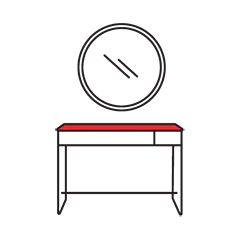 Konsolety fryzjerskie