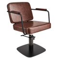 ENZO brown hairdressing chair