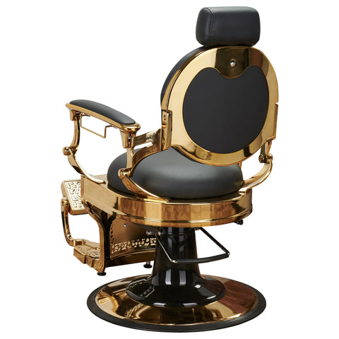 Fotel barberski SOLOMON GOLD