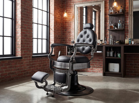 Fotel barberski TOMMY BLACK